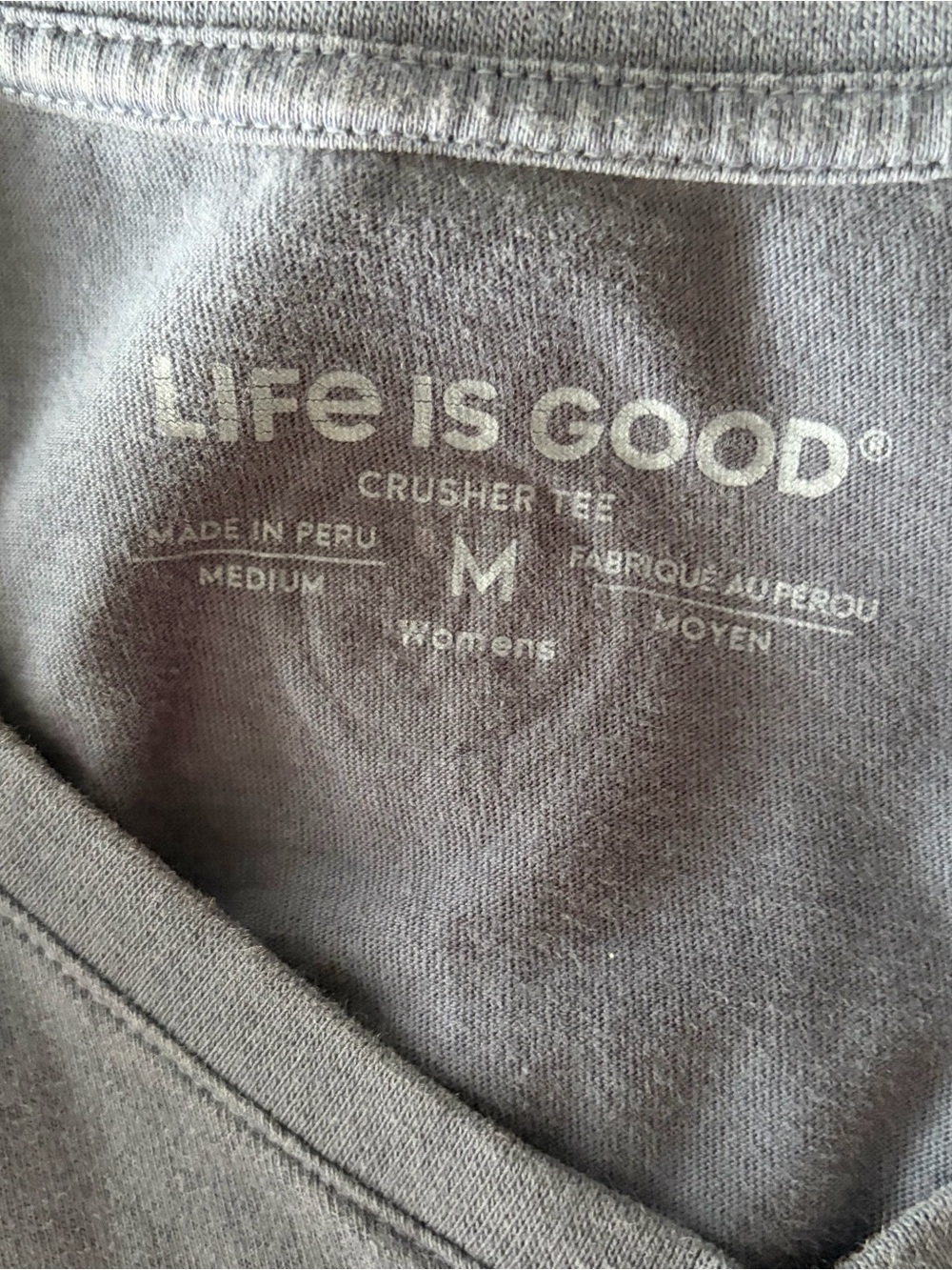 Life Is Good MAMA Bear Crusher navy tee shirt size Medium. - Picture 7 of 8